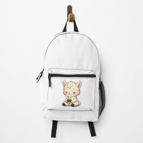 Item preview, Cute Kawaii Baby Alpaca Sniffing Dandelion designed and sold by Owcomm.