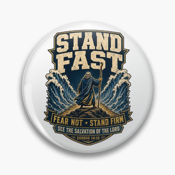 Item preview, Stand Fast – Exodus 14:13 Christian Faith T-Shirt designed and sold by HenryJames, LLC.