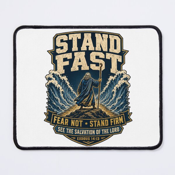 Item preview, Stand Fast – Exodus 14:13 Christian Faith T-Shirt designed and sold by HenryJames, LLC.