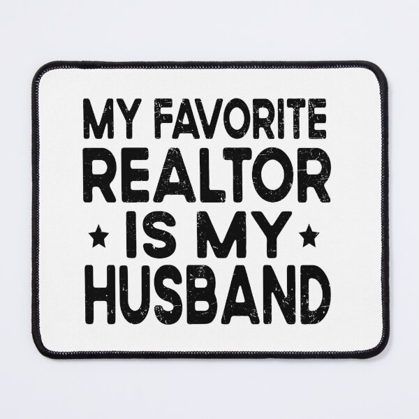 Item preview, My Favorite Realtor Is My Husband Funny Wife | Proud Realtor Husband Gift | Real Estate Humor designed and sold by 76Valeria.