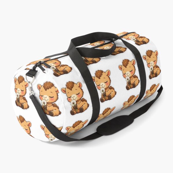 Item preview, Cute Baby Camel Sniffing Dandelion Flower designed and sold by Owcomm.