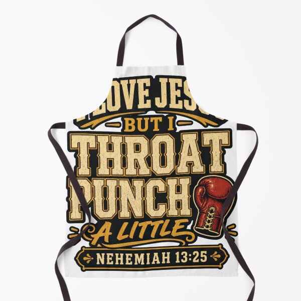 Item preview, Title: I Love Jesus but I Throat Punch a Little designed and sold by HenryJames, LLC.