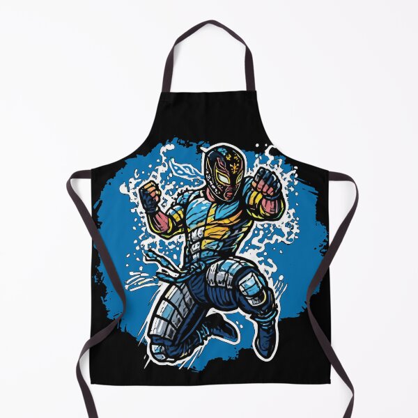 Item preview, Cyberpunk Luchador Art | Sci-Fi Anime Wrestler Blu-Dreme Design designed and sold by Coder-T.