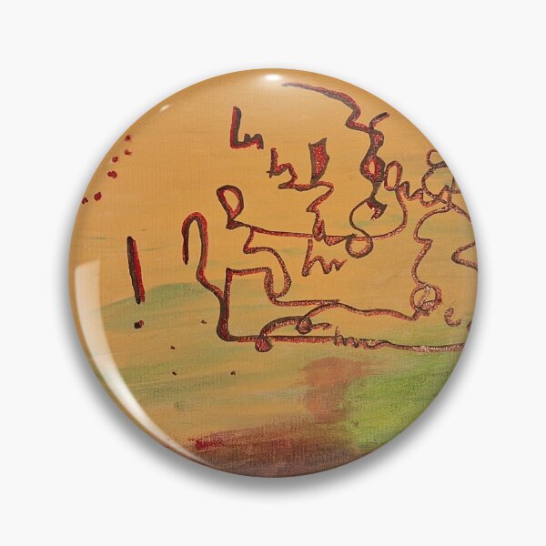 Item preview, Intuitive writing pigment art designed and sold by Dr. Gabriella Korosi.