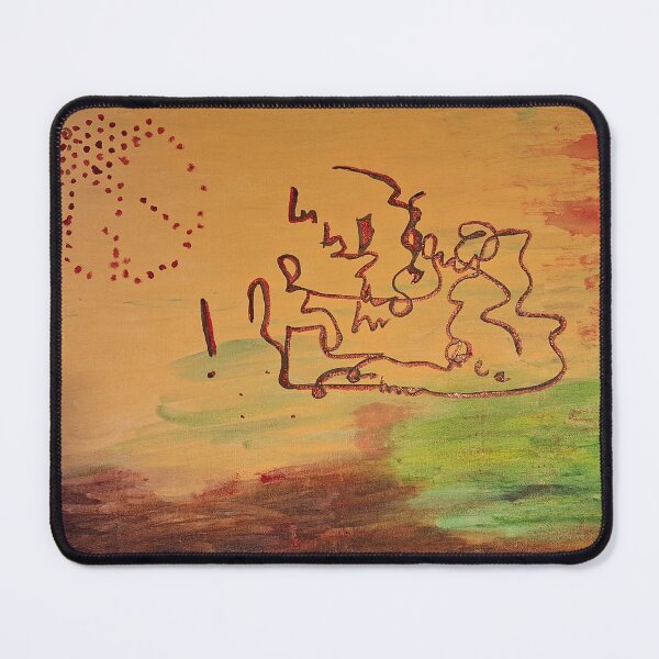 Item preview, Intuitive writing pigment art designed and sold by Dr. Gabriella Korosi.