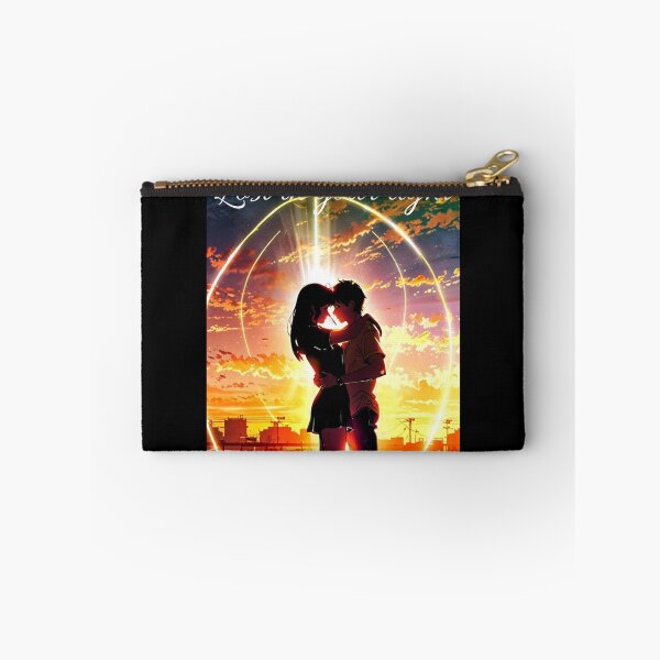 Item preview, Lost in Your Light – Romantic Anime Couple Sunset Illustration, Cinematic Silhouette Aesthetic Art, Manga Lovers Gift Graphic Sticker designed and sold by SmartPuns.
