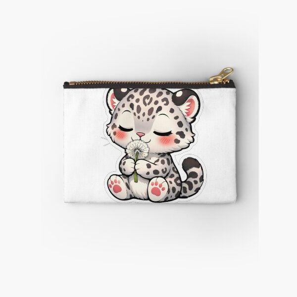 Item preview, Cute Baby Snow Leopard With Dandelion designed and sold by Owcomm.