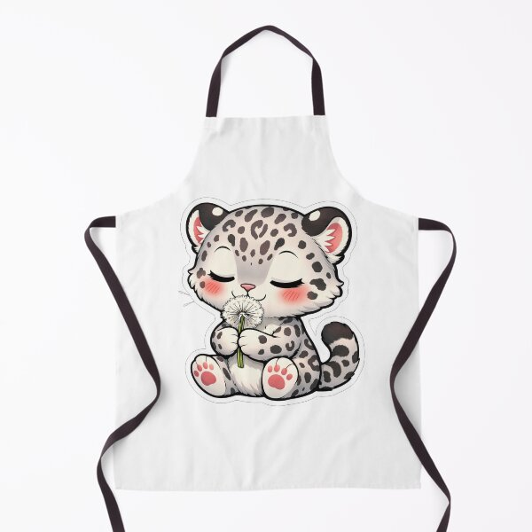 Item preview, Cute Baby Snow Leopard With Dandelion designed and sold by Owcomm.