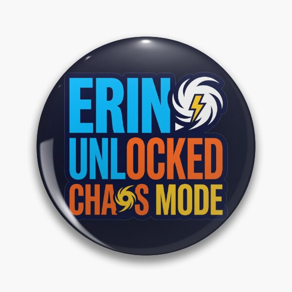 Item preview, Erin Unlocked Chaos Mode Bold Gamer Vibe designed and sold by Pride Emblem Prints.