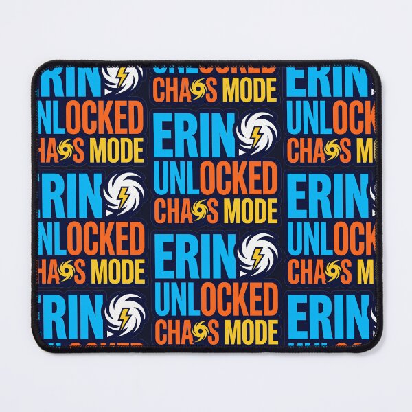 Item preview, Erin Unlocked Chaos Mode Bold Gamer Vibe designed and sold by Pride Emblem Prints.
