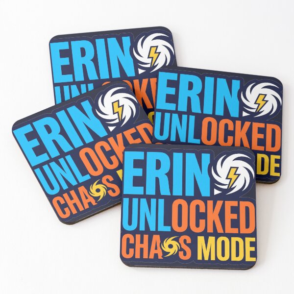 Item preview, Erin Unlocked Chaos Mode Bold Gamer Vibe designed and sold by Pride Emblem Prints.