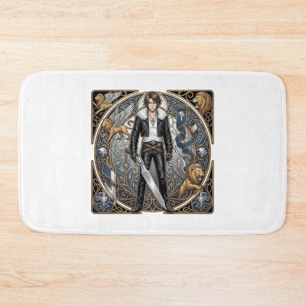 Item preview, Squall in the style of Alphonse Mucha designed and sold by Solace Sparkles.