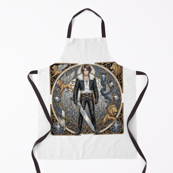 Item preview, Squall in the style of Alphonse Mucha designed and sold by Solace Sparkles.