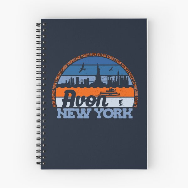 Item preview, Avon New York Sunset Retro Vintage Local Pride Logo designed and sold by CRHPOD20.