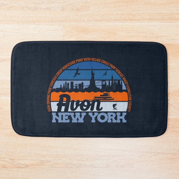 Item preview, Avon New York Sunset Retro Vintage Local Pride Logo designed and sold by CRHPOD20.
