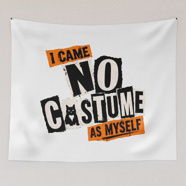 Item preview, No Costume As Myself Halloween Feline Statement designed and sold by chattsuede.