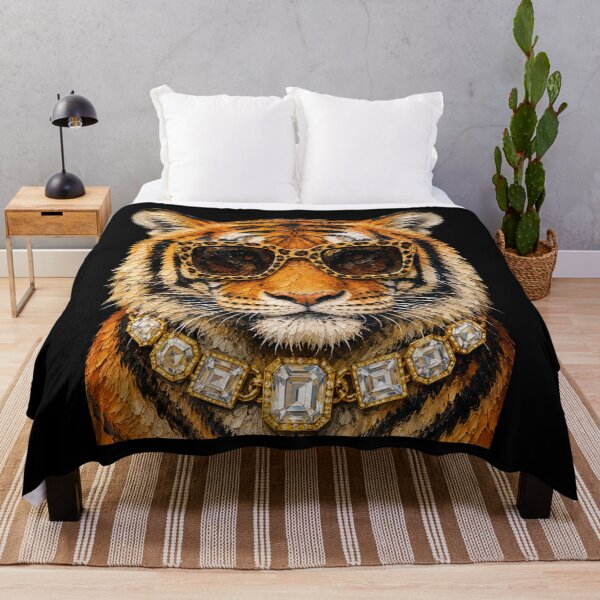 Item preview, Glam Tiger designed and sold by DesignDenDo ⭐⭐⭐⭐⭐.