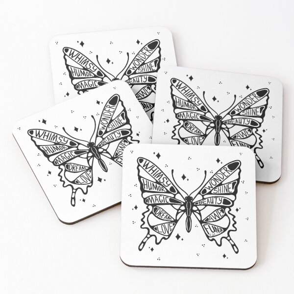 Item preview, Whimsical word butterfly designed and sold by studioaudrea.