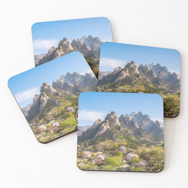 Item preview, Seoraksan National Park in Spring - Fresh Greenery and Vibrant Blossoms designed and sold by SOOstudio73.