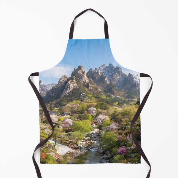 Item preview, Seoraksan National Park in Spring - Fresh Greenery and Vibrant Blossoms designed and sold by SOOstudio73.