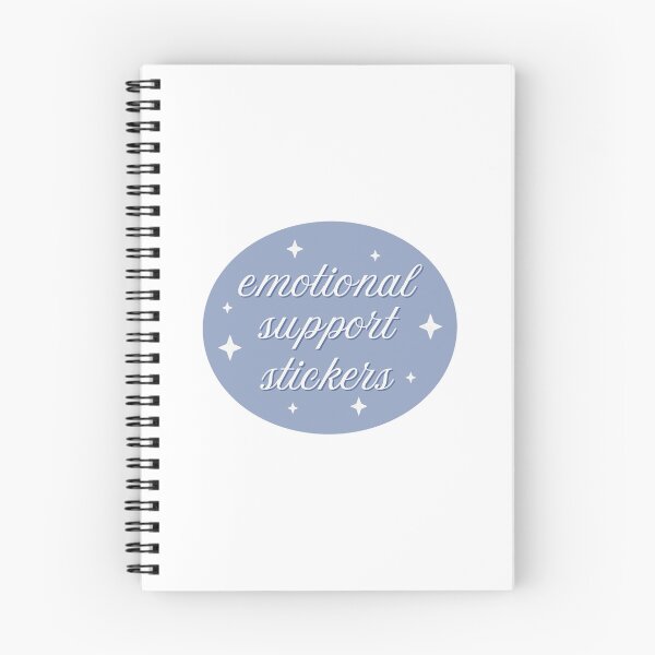 Item preview, Emotional Support Stickers Blue Cursive designed and sold by winterpumpkin.
