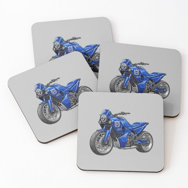 Item preview, Blue Husqvarna Norden 901 Adventure Touring Motorcycle Illustration designed and sold by Motorline44.