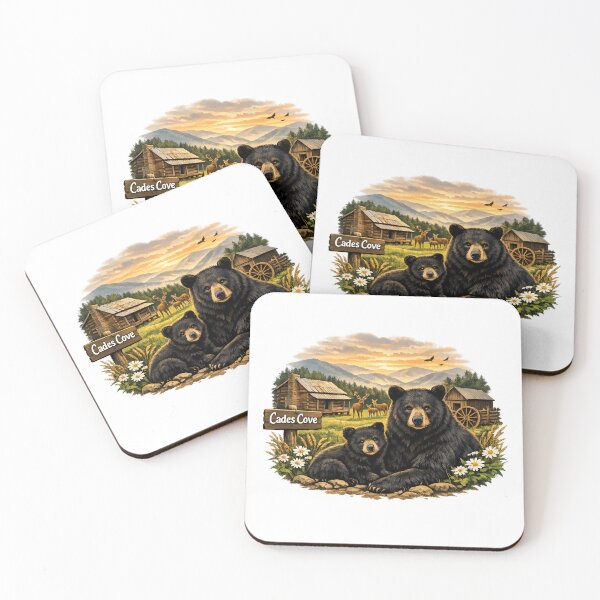 Item preview, Cades Cove Great Smoky Mountains Bears designed and sold by gotops12.