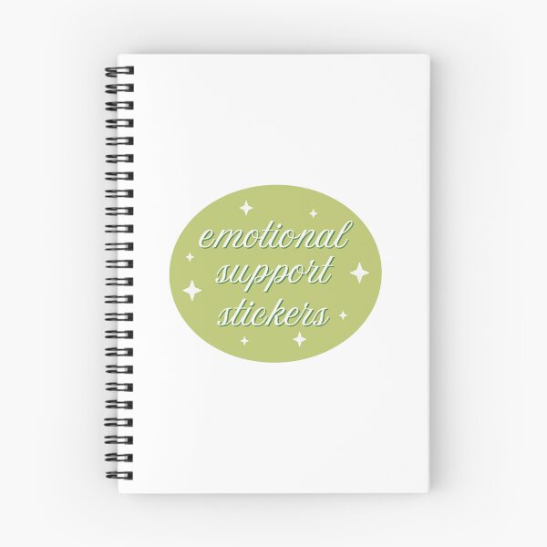 Item preview, Emotional Support Stickers Green Cursive designed and sold by winterpumpkin.