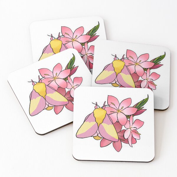 Item preview, Rosy Maple Moth designed and sold by ShopOfNightmare.