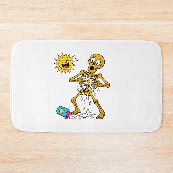 Item preview, Sunscreen Through Skeleton Ribs Vibrant Summer Cartoon designed and sold by chattsuede.