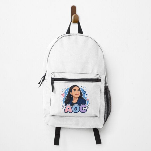 Item preview, Alexandria Ocasio Cortez Inspiring Political Icon Cartoon Portrait AOC designed and sold by Owcomm.