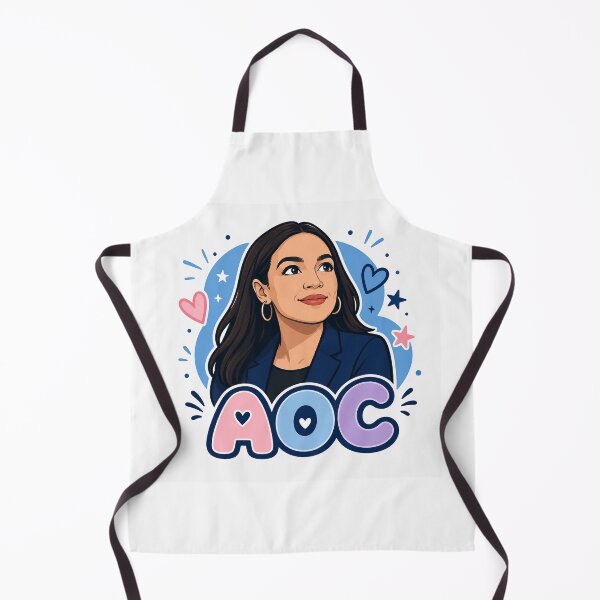 Item preview, Alexandria Ocasio Cortez Inspiring Political Icon Cartoon Portrait AOC designed and sold by Owcomm.