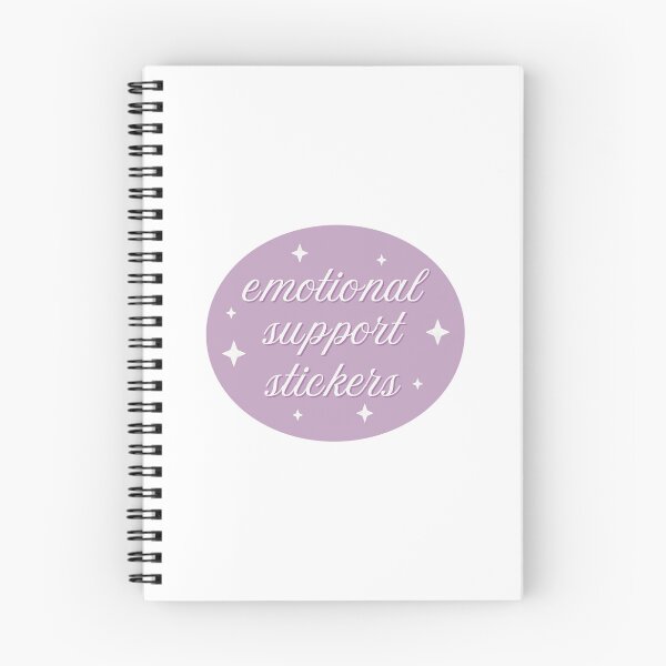 Item preview, Emotional Support Stickers Purple Cursive designed and sold by winterpumpkin.