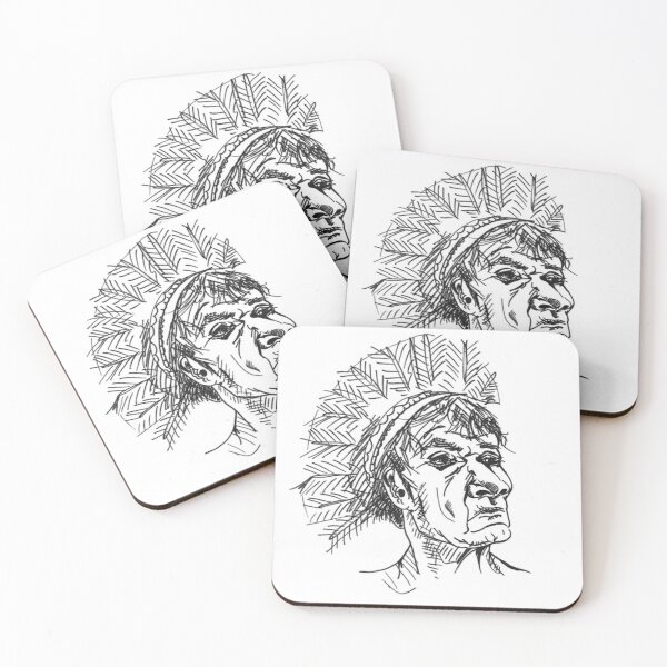 Item preview, Pataxo Indian in traditional finery  designed and sold by JATOOBA.