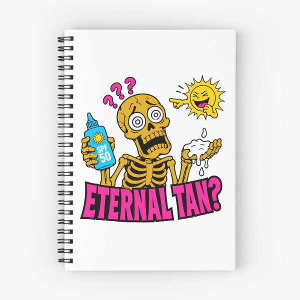 Item preview, Eternal Tan Skeleton Spf Sunscreen Beach Humor designed and sold by chattsuede.