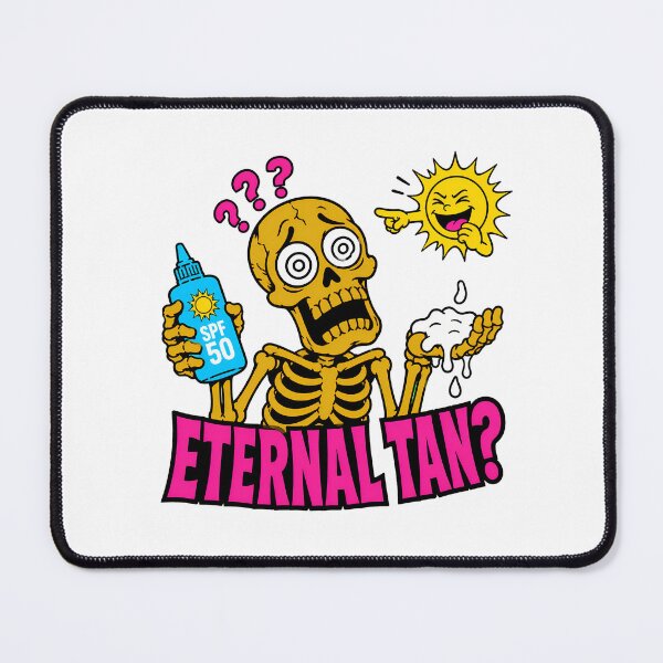 Item preview, Eternal Tan Skeleton Spf Sunscreen Beach Humor designed and sold by chattsuede.