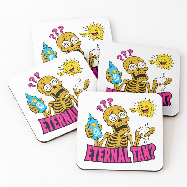 Item preview, Eternal Tan Skeleton Spf Sunscreen Beach Humor designed and sold by chattsuede.