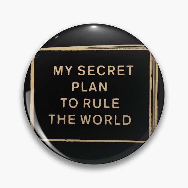 Item preview, My Secret Plan To Rule The World Funny Typography Book Quote designed and sold by Tokraz-art.