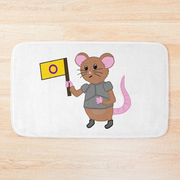 Item preview, Sir Wombleton With Intersex Pride Flag designed and sold by ChloeCosDesigns.