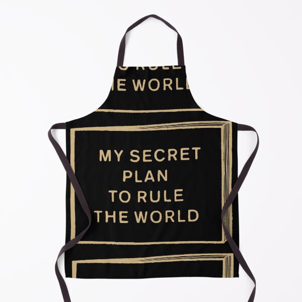 Item preview, My Secret Plan To Rule The World Funny Typography Book Quote designed and sold by Tokraz-art.