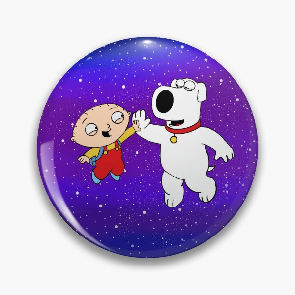 Item preview, Galaxy Stewie & Brian designed and sold by CEvansArt.
