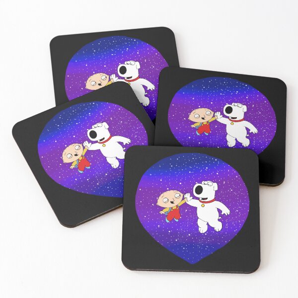 Item preview, Galaxy Stewie & Brian designed and sold by CEvansArt.