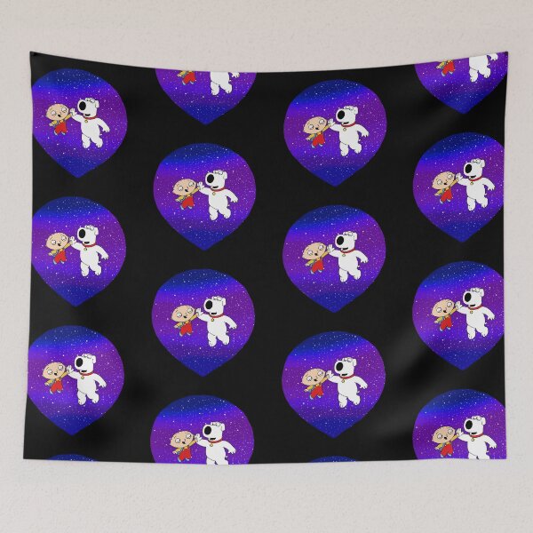 Item preview, Galaxia Stewie y Brian designed and sold by CEvansArt.