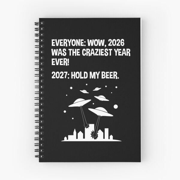 Item preview, 2027 Hold My Beer Funny Alien Invasion Sci-Fi designed and sold by Cat Lady Designs.