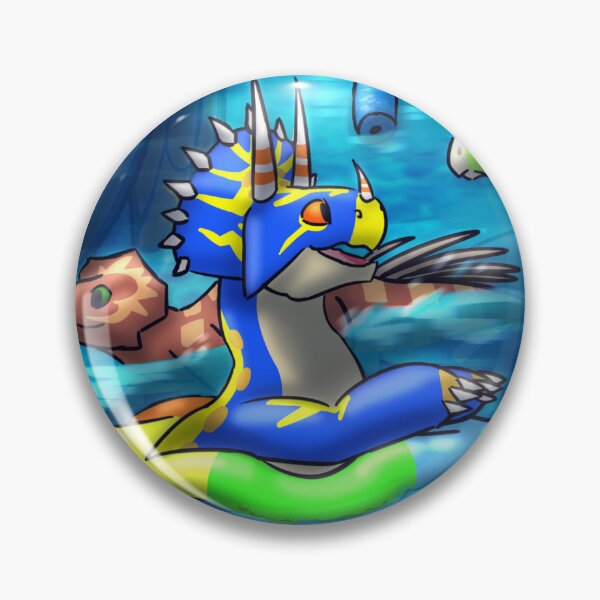 Item preview, Fossil Fighters Water Vivosaur Pool Party designed and sold by AngelTheSiren.