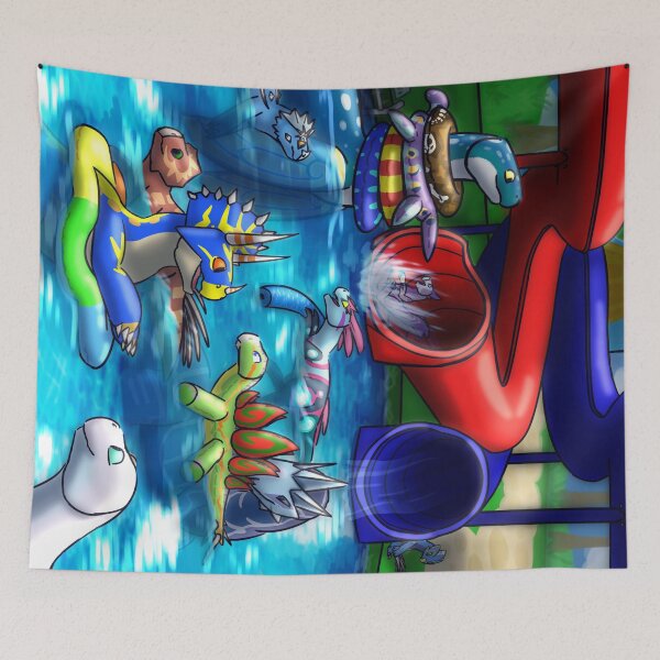 Item preview, Fossil Fighters Water Vivosaur Pool Party designed and sold by AngelTheSiren.