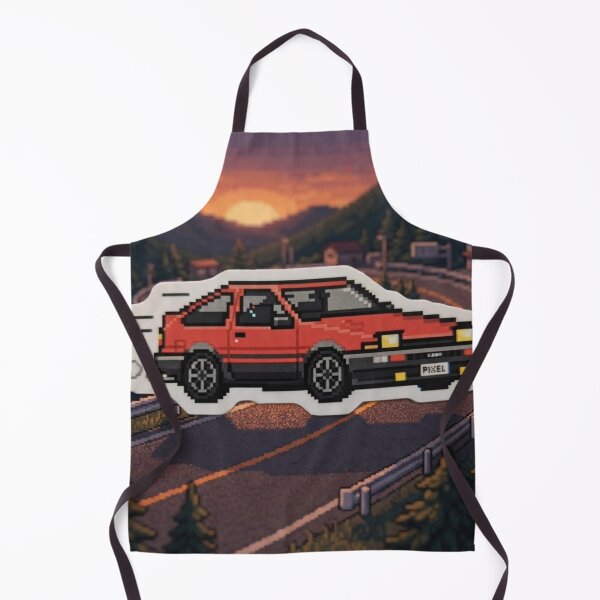 Item preview, Classic Japanese Car Pixel Art Retro Style designed and sold by Purpleclomb.