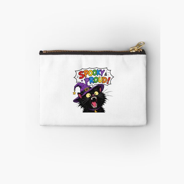 Item preview, Spooky And Proud Black Kitty Rainbow Witch Comic designed and sold by chattsuede.