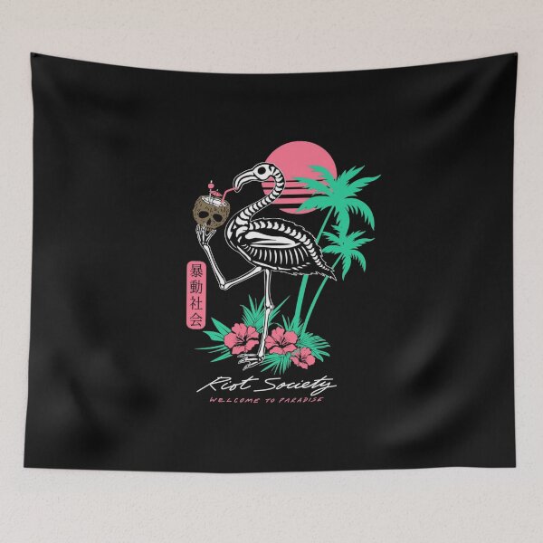 Item preview, Tropical Skeleton Flamingo designed and sold by Gbriel3.