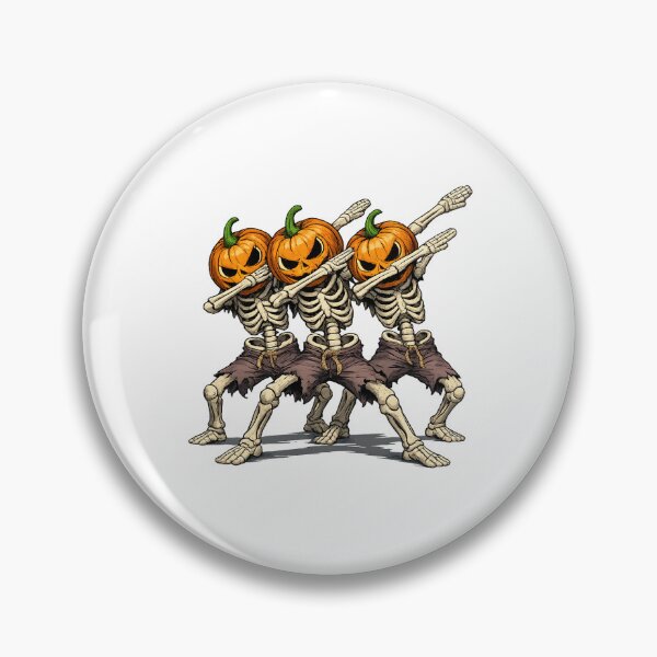 Item preview, 3 Pumpkin Skeleton Dabbing Halloween designed and sold by afr-saad.